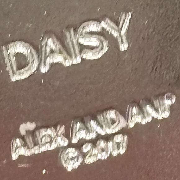 Alex and Ani Silver Bracelet with Daisy Charm - Picture 3 of 6